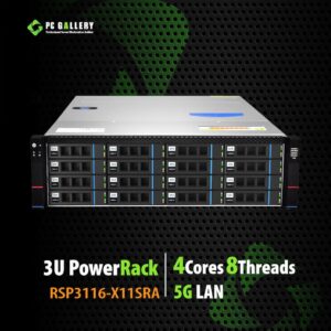 เครื่องเซิฟเวอร์ 3U Server PowerRACK RSP3116-X11SRA, Intel Xeon W-2223 4C/8T