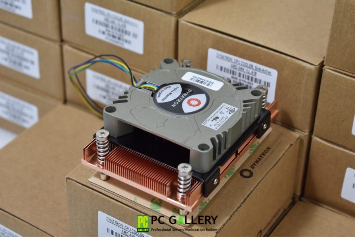Heat Sink CPU 1U DYNATRON A18 ติดตั้งบน Ryzen5 2600