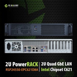 เครื่องเซิฟเวอร์ 2U RSP24550-EPC621D8A, Intel Xeon Silver 4210 2.20GHz 10-cores/20-threads