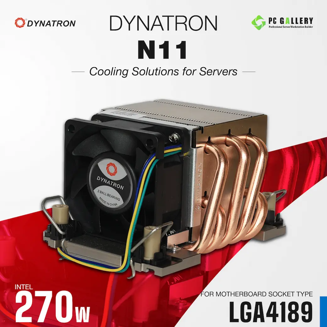 ฮีตซิงค์ Dynatron N11, 2U Active CPU Heat Sink Socket LGA4189