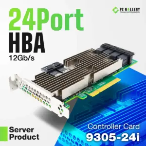 การ์ดSAS 9305-24i, 12Gb/s, 24 SAS/SATA, (OEM, HBA none-RAID)