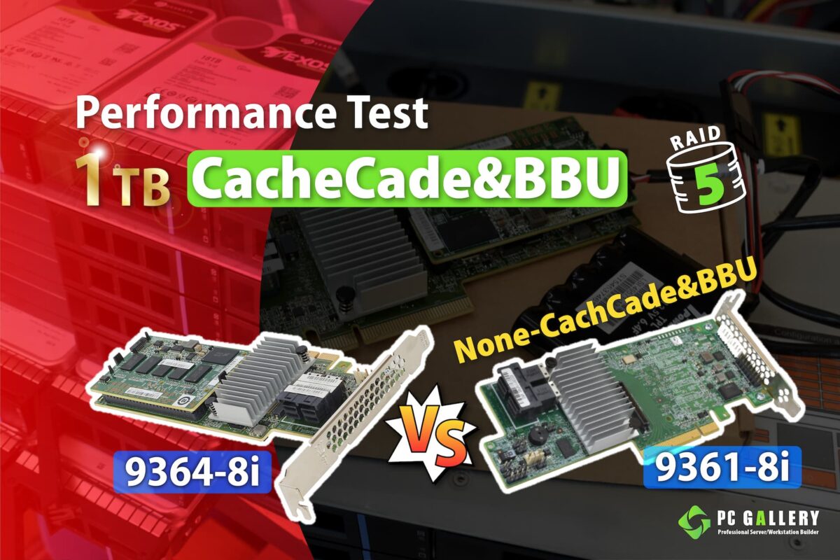 ทดสอบ Performance ของ SAS 9364-8i CacheCade&BBU เทียบกับ SAS 9361-8i