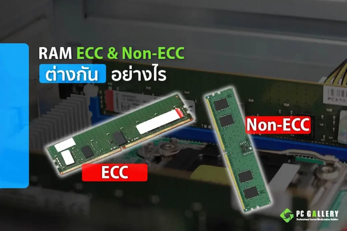 RAM ECC/Non-ECC คืออะไร? ต่างกันอย่างไร?
