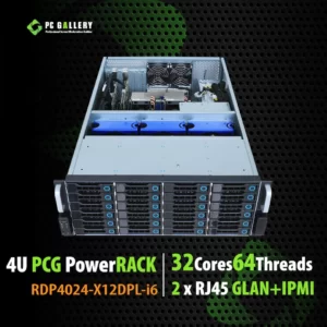เครื่องเซิฟเวอร์ 4U PCG PowerRACK RDP4024-X12DPL-I6 32C/64T 2.4GHz