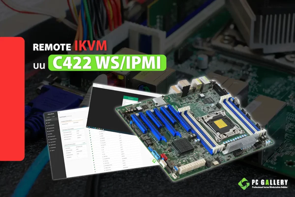 Remote IKVM บน C422WS/IPMI