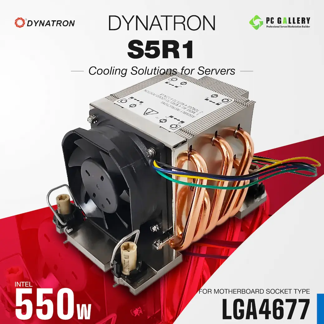 ฮีตซิงค์ Dynatron S5R1 2U Active CPU Heat Sink Socket LGA4677
