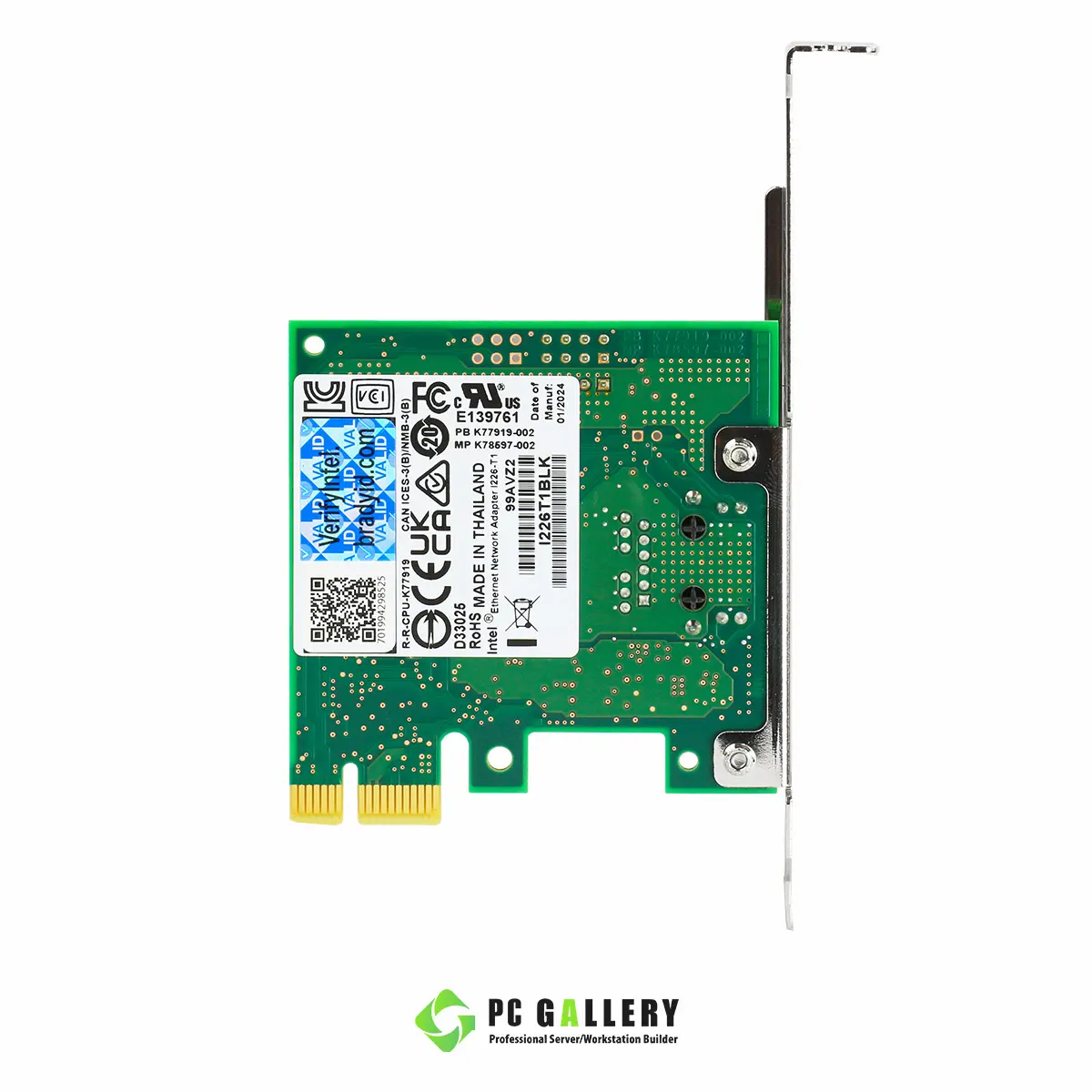 แลนการ์ด Intel I226-T1, 1Port 2.5GbE, RJ45, x1(BLK) (Genuine) - Image 4