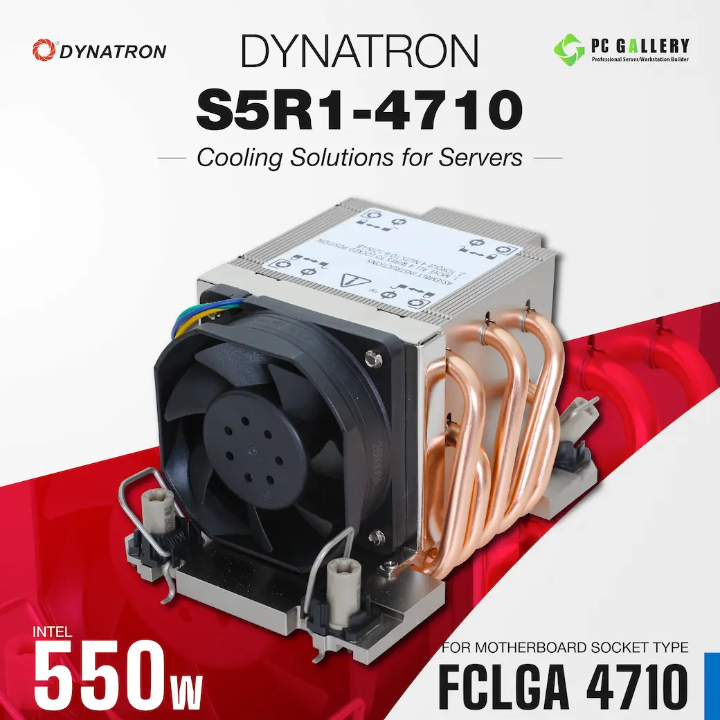 ฮีตซิงค์ Dynatron S5R1-4710, 2U Active, FCLGA 4710, TDP 550W